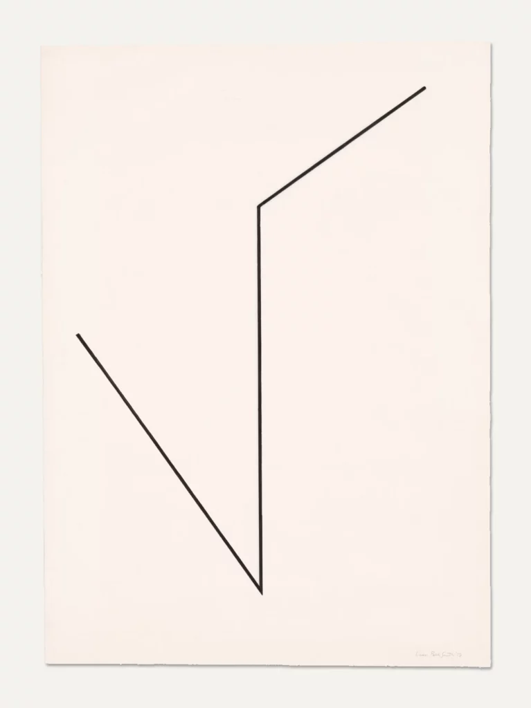 untitled, 1979Ink on paper, 50 x 35 7/8 in.