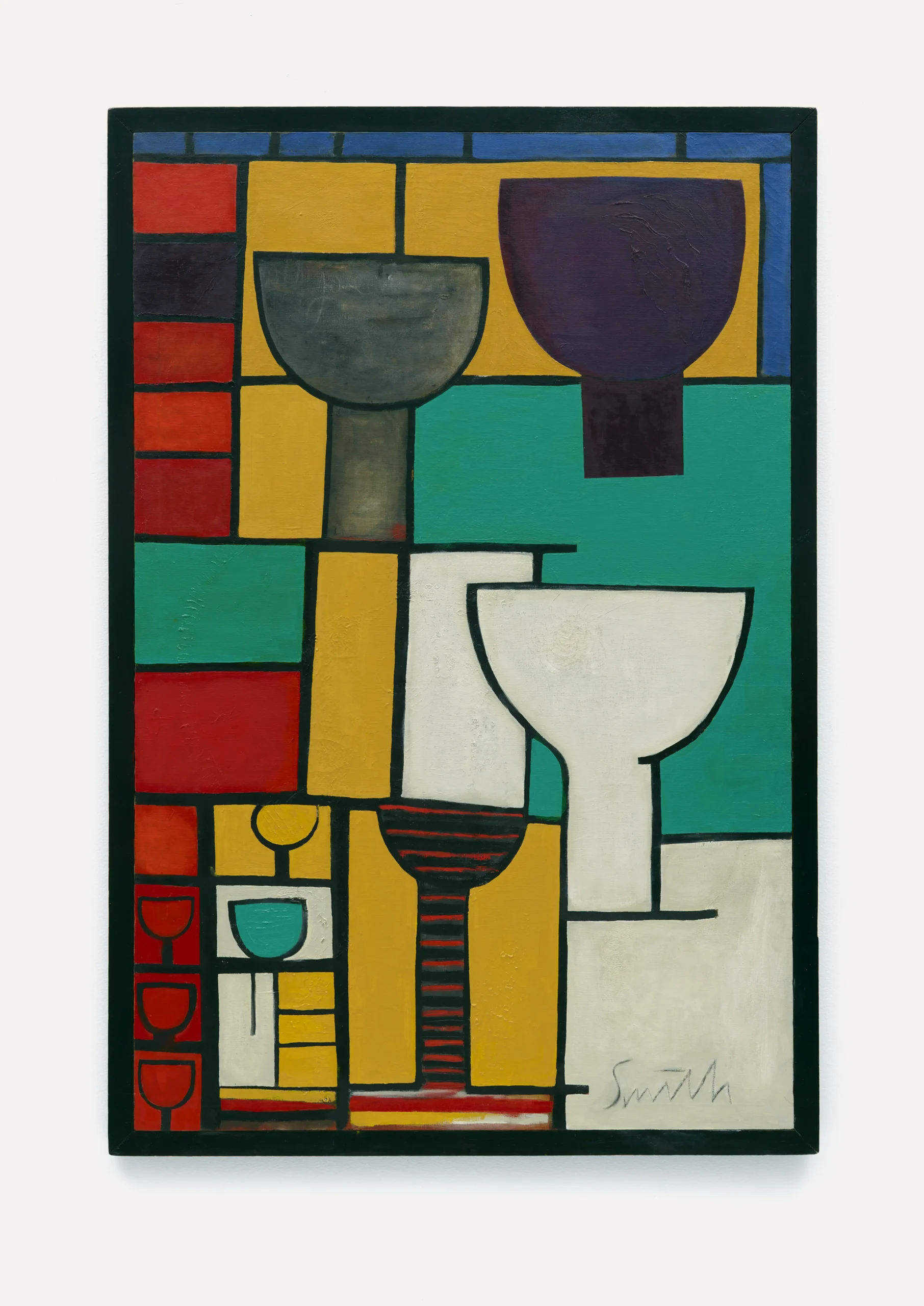 Repeated Forms, 1940. Oil on canvas, 38 x 26 in. / 97 x 66 cm.