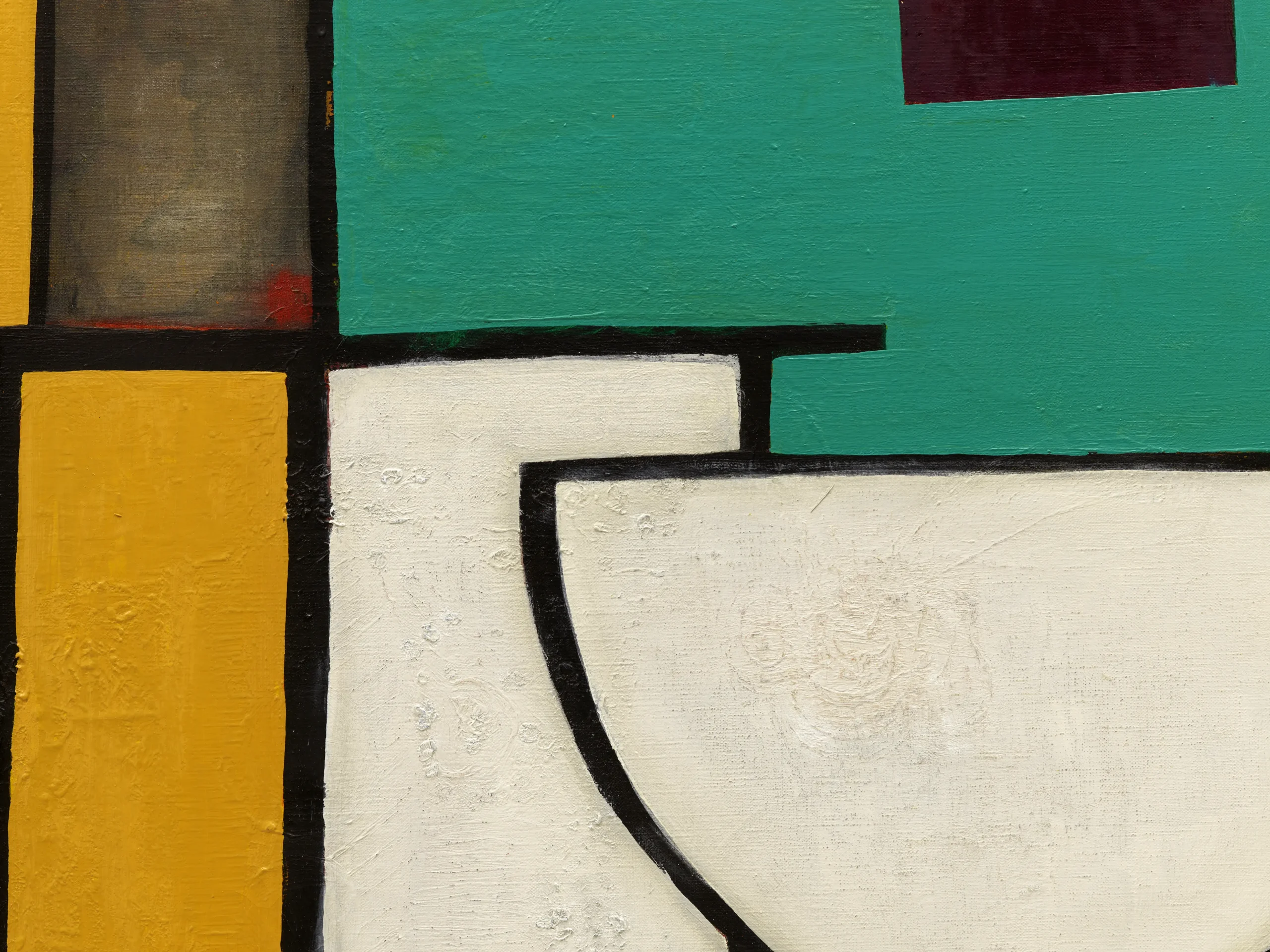 Repeated Forms, 1940. Oil on canvas, 38 x 26 in. / 97 x 66 cm. Close Up