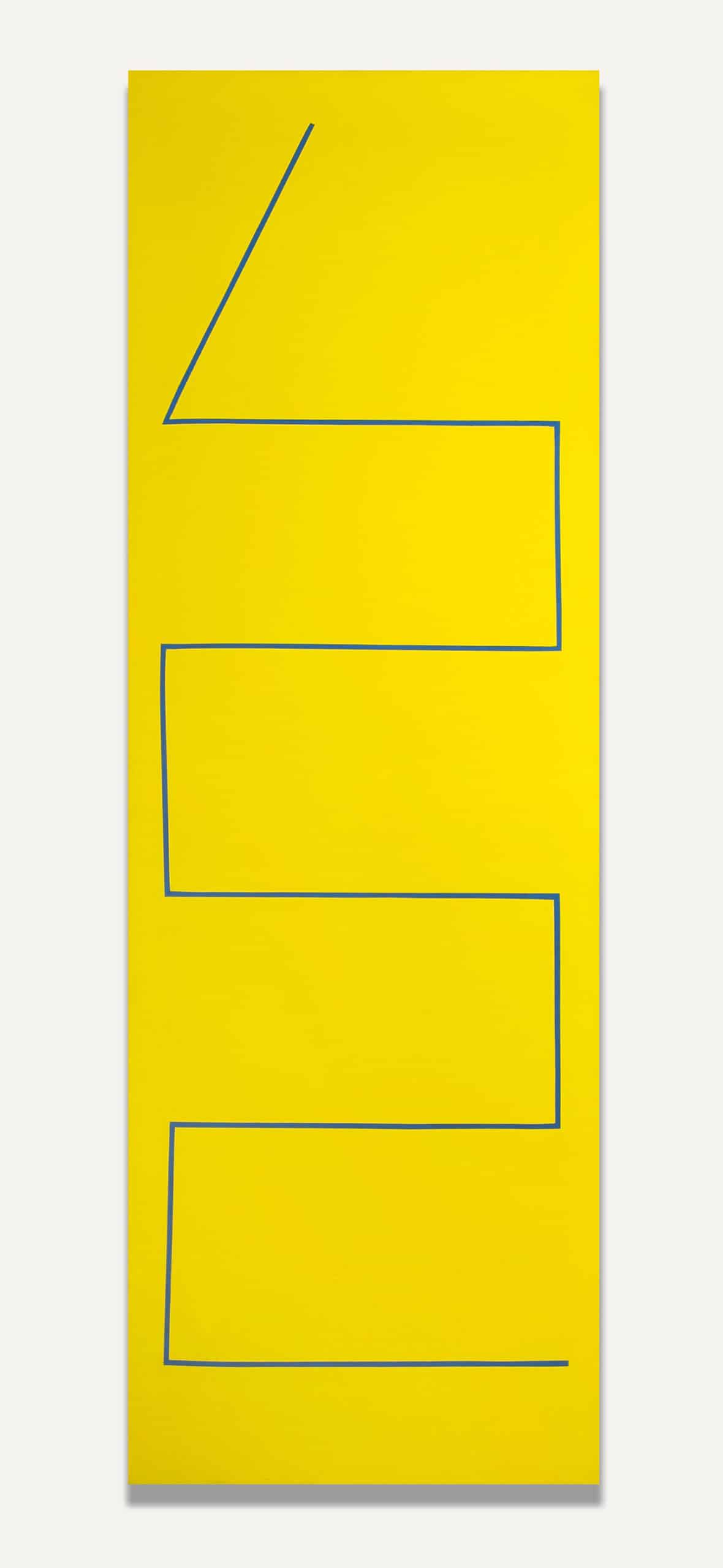 Event in Yellow, 1994. Paint on canvas. Canvas: 72 x 24 in.