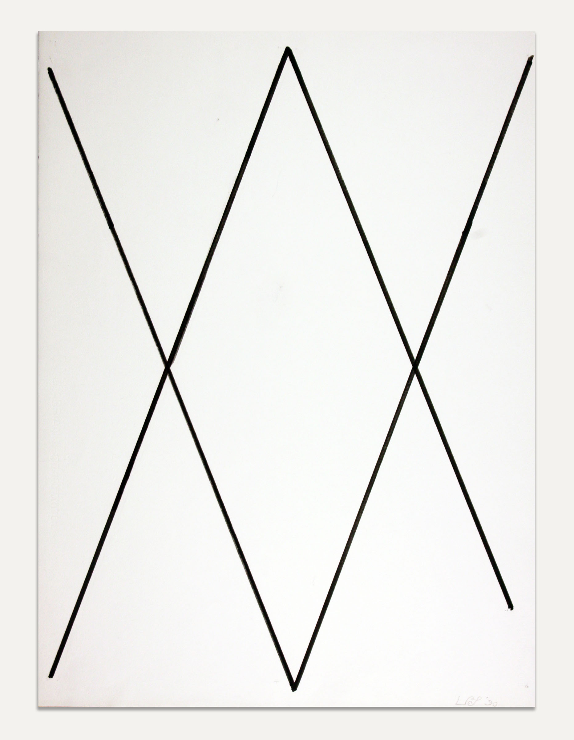 untitled, 1990. Paper and marker on paper. Sheet Size: 29 7/8 x 22 1/8 in.