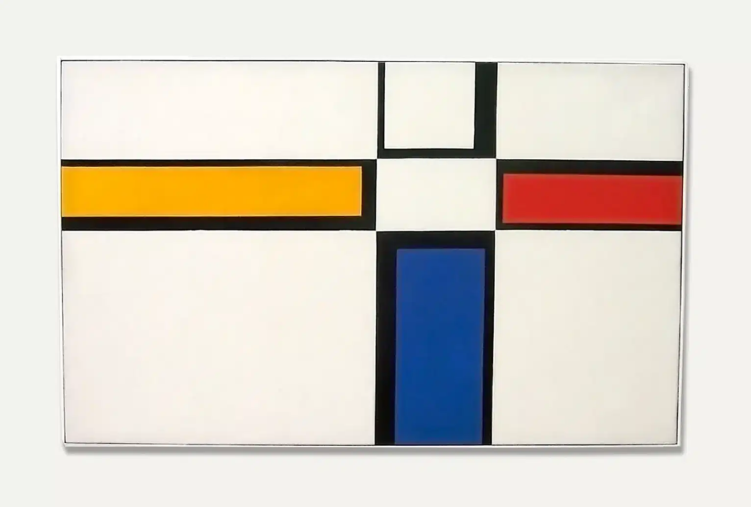 Diagonal Passage with Horizontal, 1950. Oil on canvas. Canvas: 26 x 42 in.